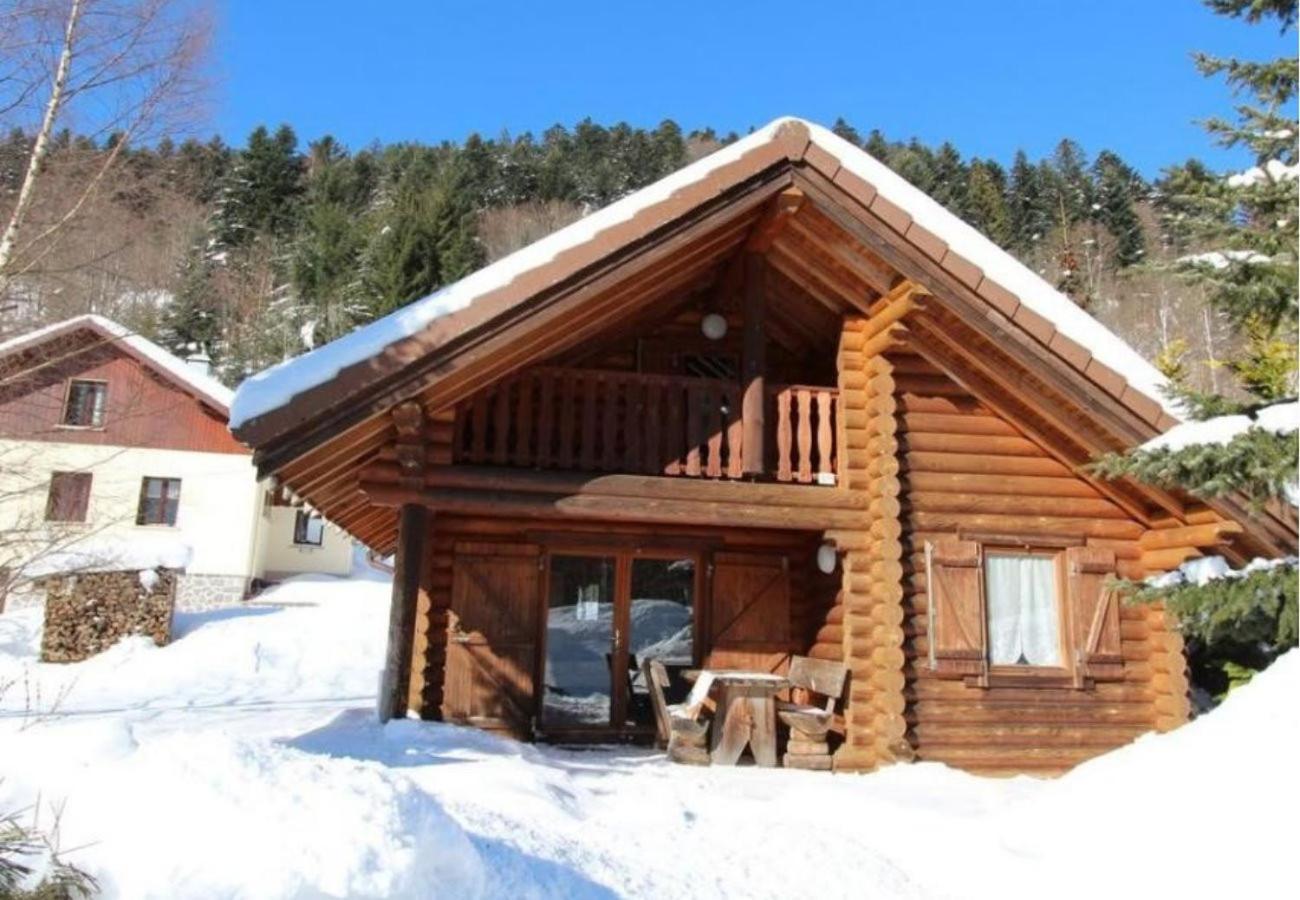 L'Ours Noir Chalet En Rondins Ла-Бресс Экстерьер фото