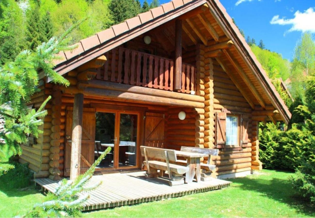 L'Ours Noir Chalet En Rondins Ла-Бресс Экстерьер фото