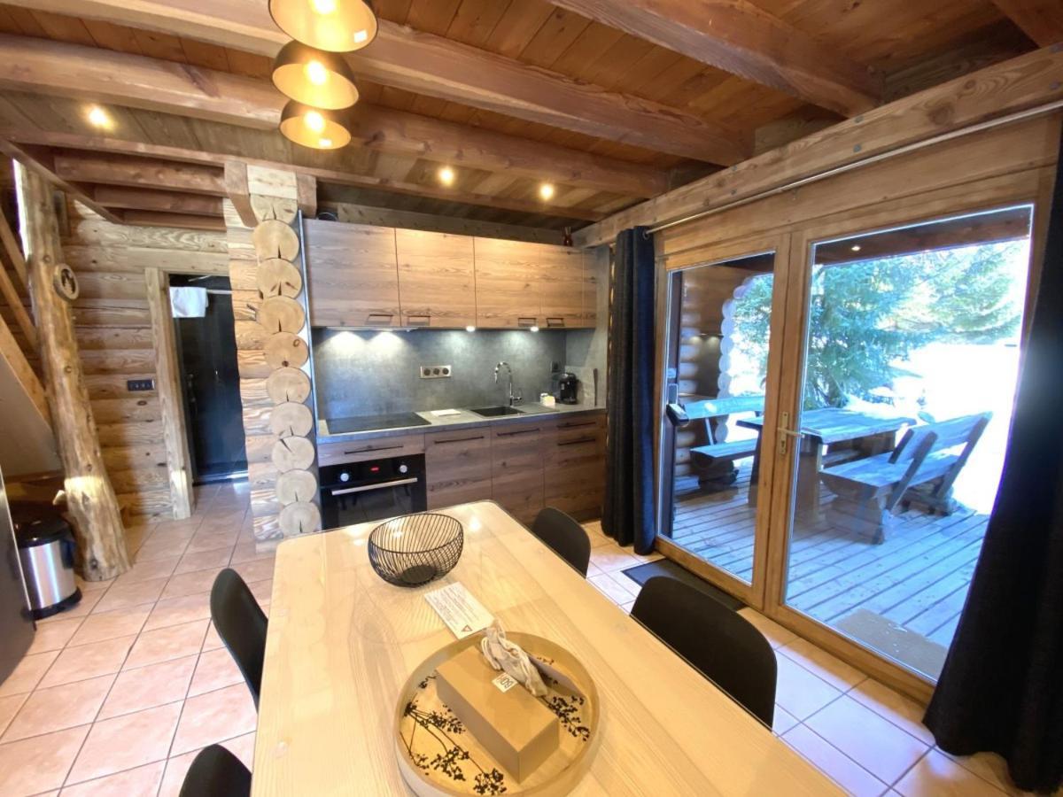 L'Ours Noir Chalet En Rondins Ла-Бресс Экстерьер фото