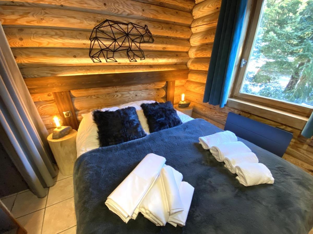 L'Ours Noir Chalet En Rondins Ла-Бресс Экстерьер фото