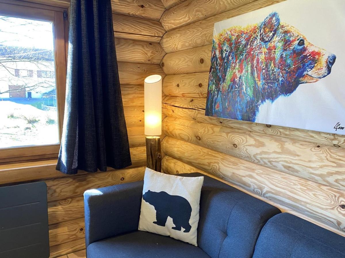 L'Ours Noir Chalet En Rondins Ла-Бресс Экстерьер фото