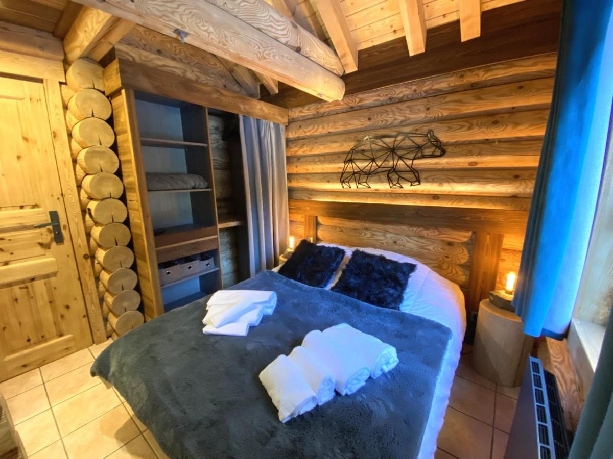 L'Ours Noir Chalet En Rondins Ла-Бресс Экстерьер фото