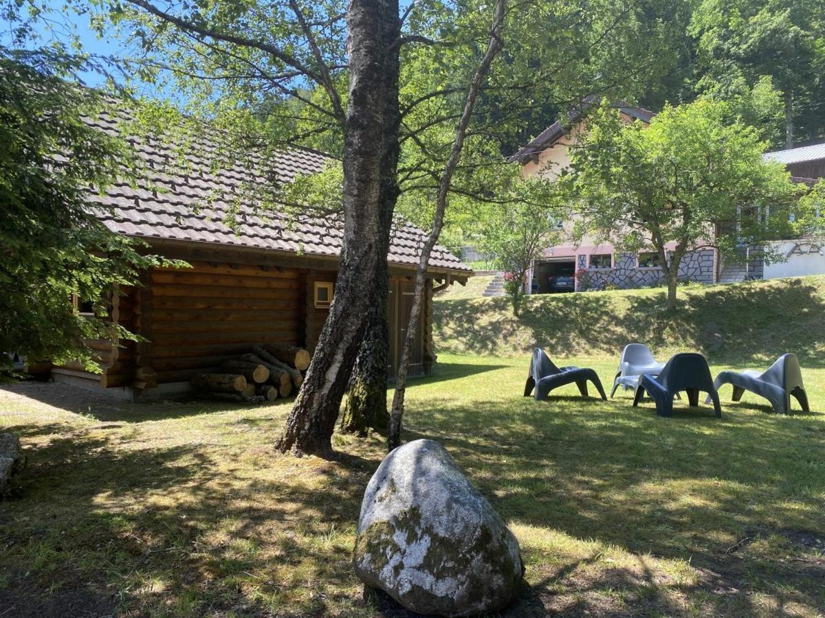 L'Ours Noir Chalet En Rondins Ла-Бресс Экстерьер фото